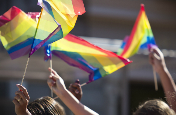 teacher makes students pledge to gay flag