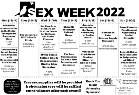 Harvard Sex Week Includes ‘pssy Portraits ‘fck Fest The College Fix