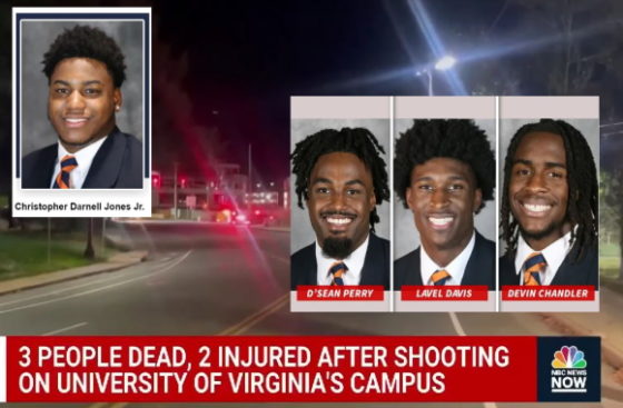 Uva Mass Shooting Suspect In Custody Campus Mourns Three Slain Football Players The College Fix 7380