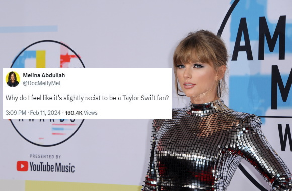 Slightly racist to be a Taylor Swift fan,' professor says